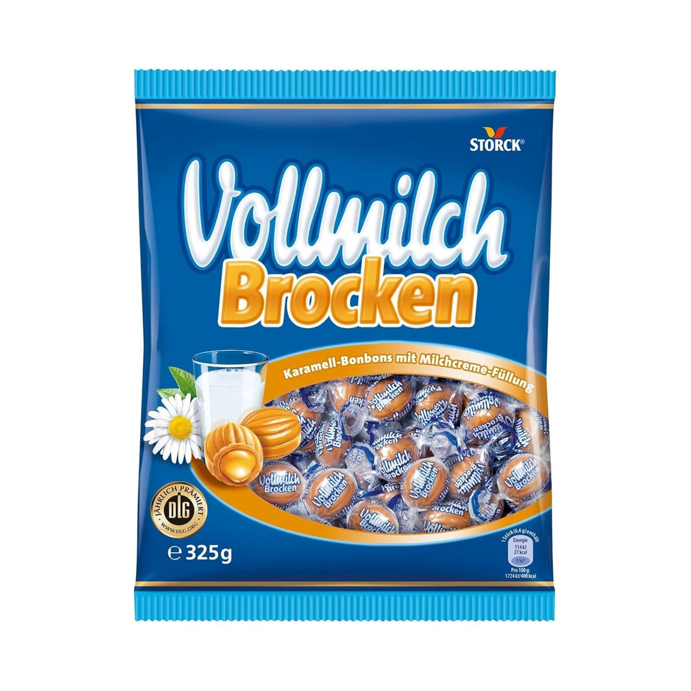 Storck, dropsuri cu diverse umpluturi, pachete mari Naty Shop 1 X 325G Vollmilch Brocken
