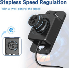 Aygrochy 200mm 70W justerbar kanalventilator EC-motorudsugningsventilator til opvarmning, køling, boostere, væksttelte, hydroponics, husholdnings-, ventilations- og udstødningsblæser.