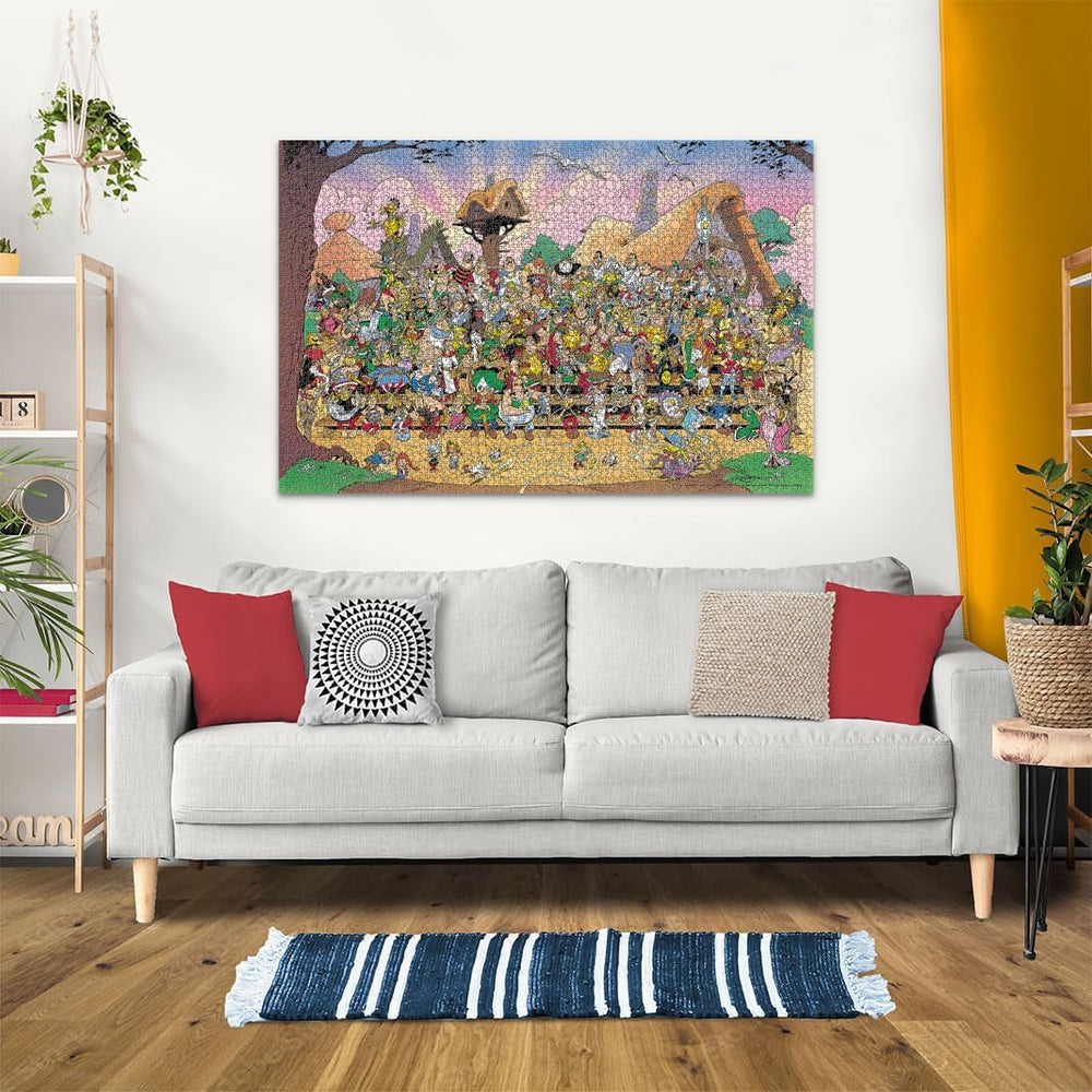 Ravensburger - Puslespil for voksne - Puslespil med 3000 brikker - Asterix' univers - Voksne og børn fra 14 år - Højkvalitetspuslespil lavet i Europa - Tegneseriefigurer - 14981 Puslespil Naty Shop