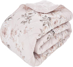 Catherine Lansfield Canterbury sengetæppe, let at vedligeholde, Blush, sengetæppe - 220X230Cm Senge og sengetæpper Catherine Lansfield Rød