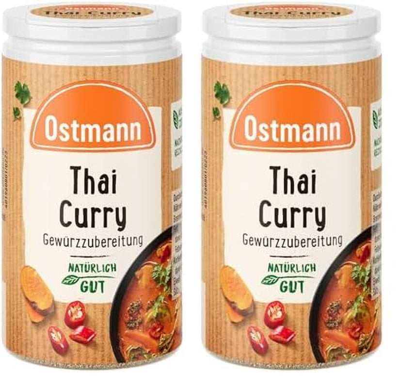 Ostmann Gewürze - Thai Curry Gewürzzubereitung | Genbrugs- og genbrugsemballage | 40 g i Der Streudose