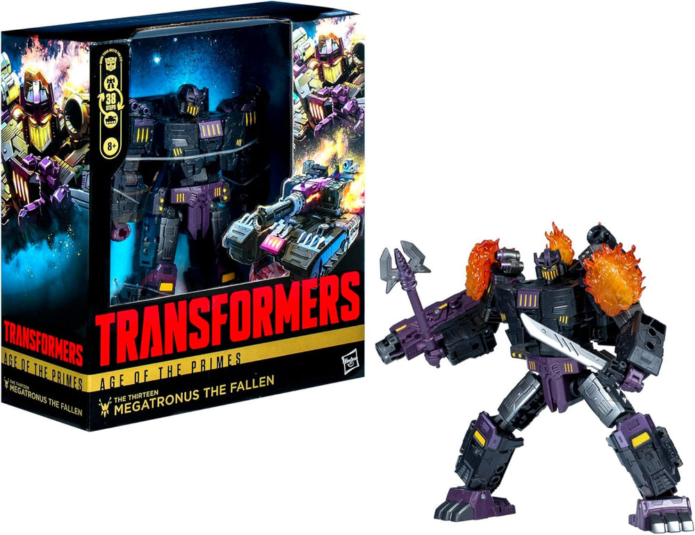 Transformers Age of the Primes Leader-Class the Thirteen Megatronus the Fallen Action figures Naty Shop