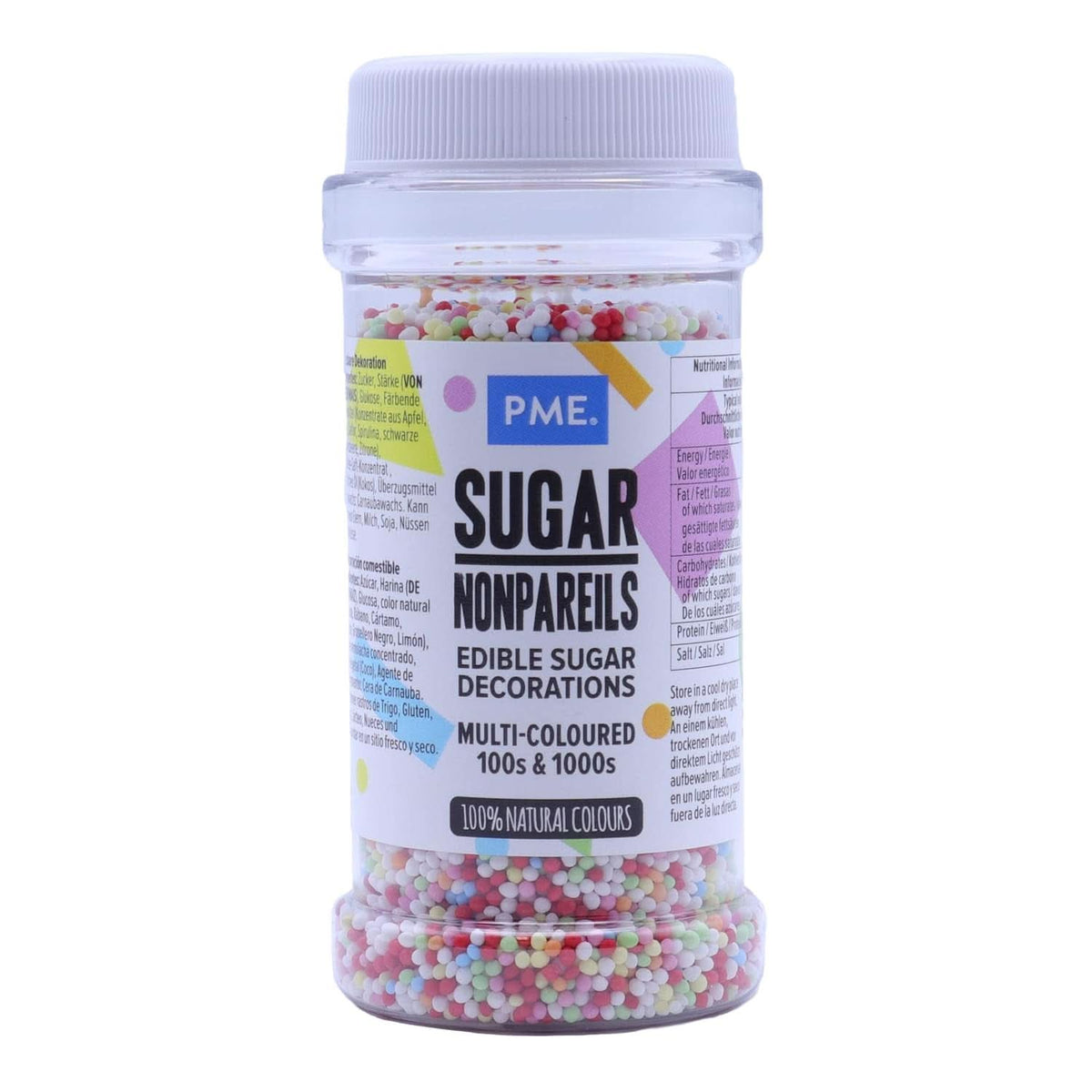 PME Nonpareilles Multicolor, 80 gram Sprinkles Naty Shop