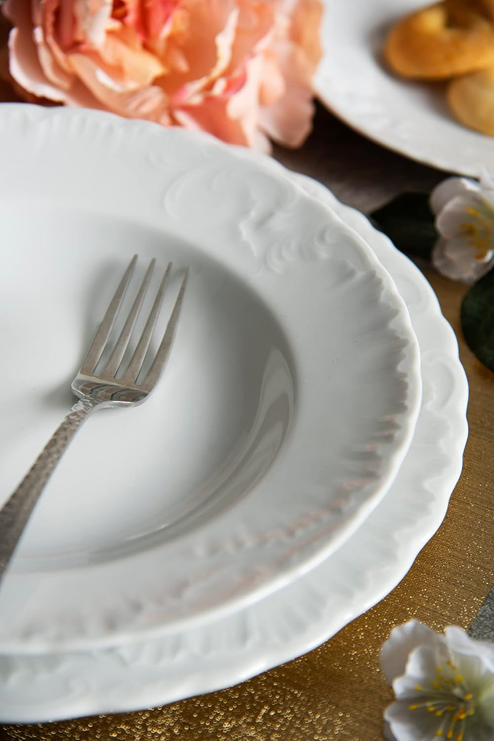 Excelsa Geschirr 18Er Set Weiß Naty Shop