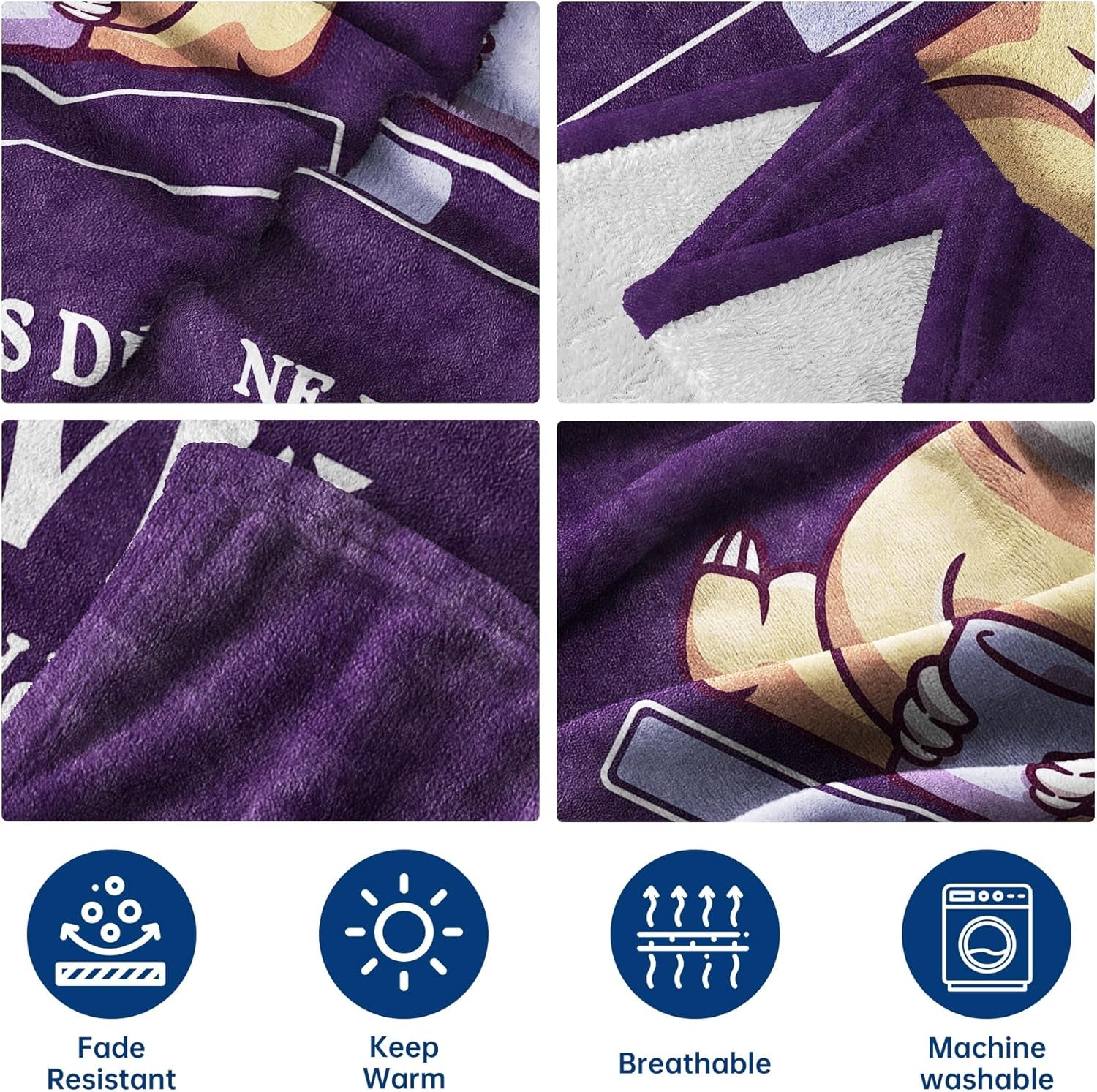 Niyewsor Fødselsdagsgave, Til mor, Fleecetæppe, Gave til mor, Mors Dag og julegaveidé til mor Niyewsor Senge og tæpper