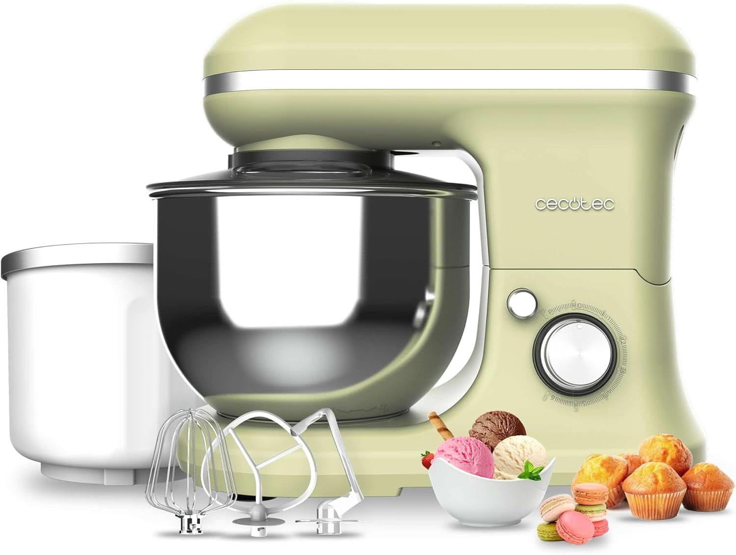 Foodprocessor Cecotec Cecomixer Compact, 1000 W Naty Shop Green 5 funktioner + is