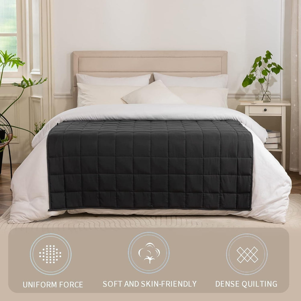 Good Nite Vægtet tæppe til voksne Grå Afslapningstæppe til og til afslapning Vægtet tæppe Grå 125X150Cm 4Kg Dyner og dyner Naty Shop