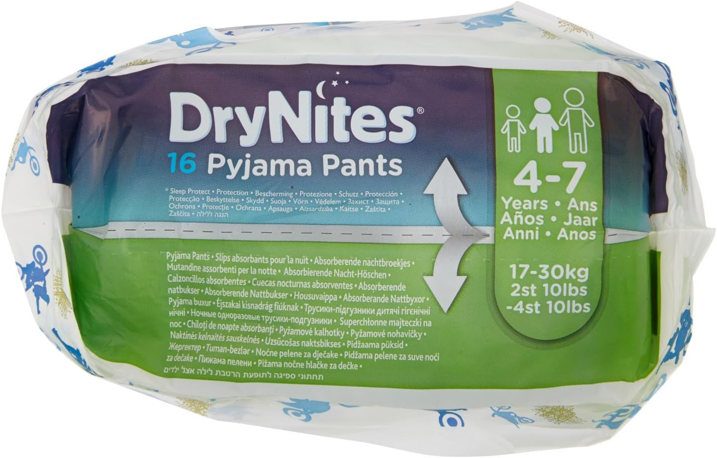 Huggies Jumbo Boy bleer 17-30 kg, 16 stk