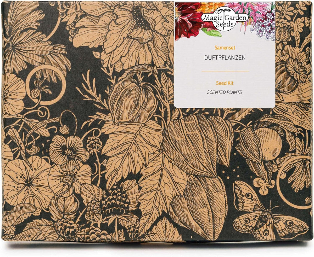Duftende planter - gavesæt med frø og 6 planter med smukt duftende blomster
