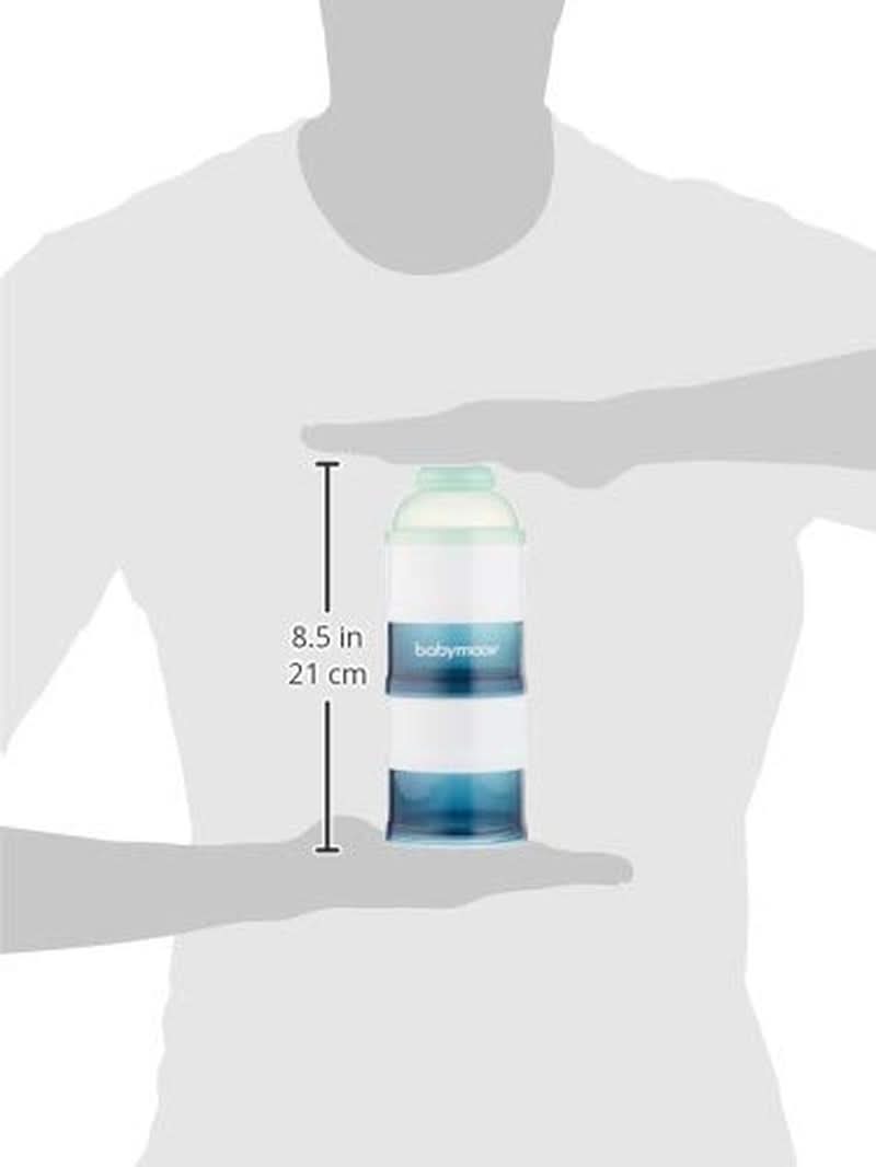Babymoov Milchpulver-Portionierer, Arctic Blue, 4 Fächer Tilbehør Mad og Amning Bebe Naty Shop