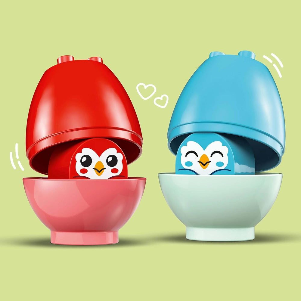 LEGO DUPLO træ til balancering og stabling, udviklingslegetøj, byggesæt til børn fra 18 måneder, kreativt legetøj til børn, pædagogisk legetøj med 2 legetøjsfugle 10440 Byggesæt Besuche den LEGO-Store