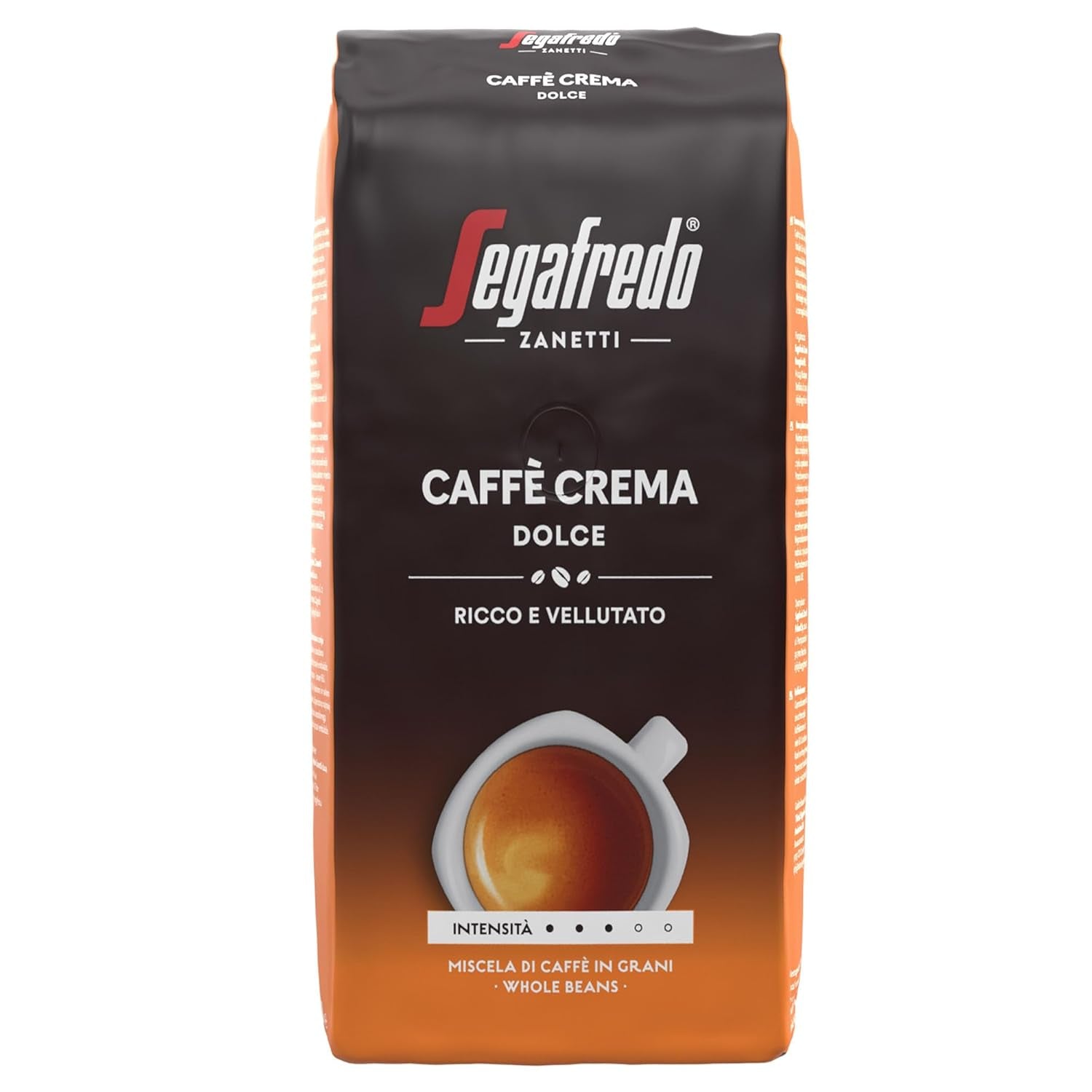 Segafredo Zanetti Intermezzo - boabe întregi (pachet de 1 kg) Naty Shop Crema Dolce 1 Kg