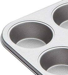 Kitchen Craft Muffin bageplade, non-stick låg, rummer 12 muffins, 35 cm X 27 cm Naty Shop bageplader og plader