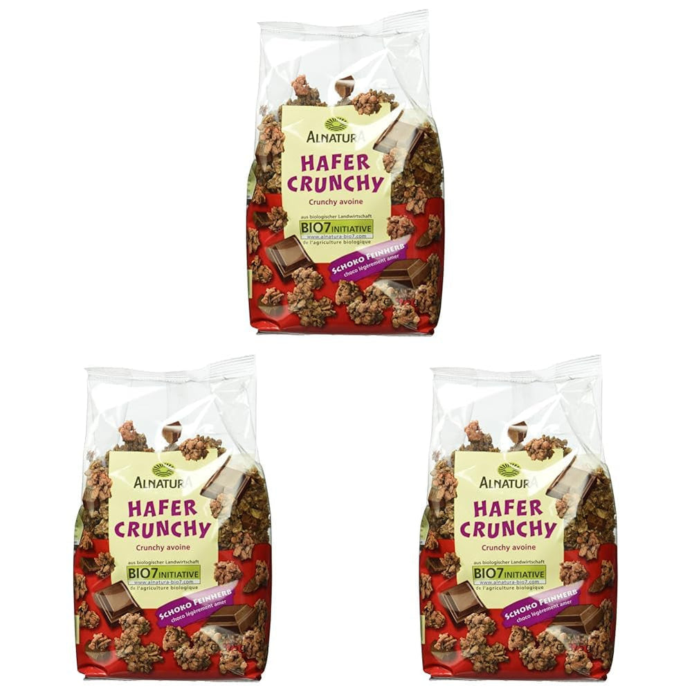 Turte crocante de ovăz cu ciocolată organică, 375g