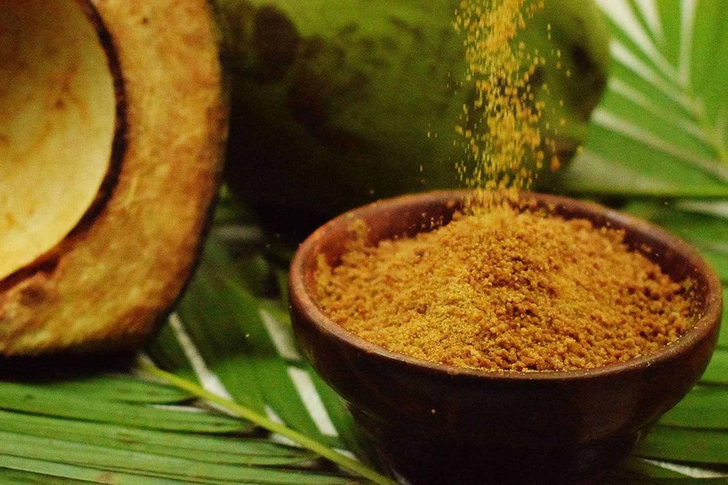 SVATV Brunt palmesukkerpulver, 227 gram Sweeteners Naty Shop