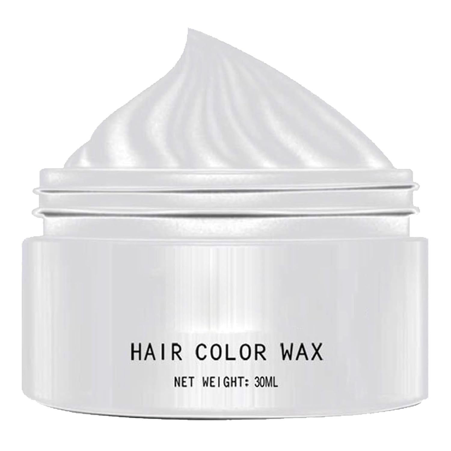 Vopsea de păr albă naturală, Vopsea de ceară de păr albă, Vopsea de păr naturală unisex albă, Vopsea de păr albă, Ceară de păr pentru petrecere Cosplay Halloween, Vopsea de păr Ceară de păr pentru petrecere, 30ML Vopsea pentru par Naty Shop Titlu implicit