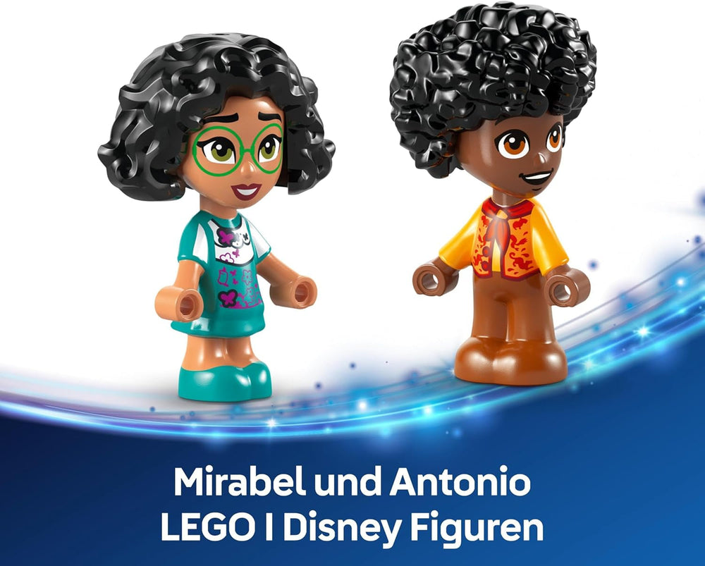 LEGO Ç€ Disney Encanto Mini House, byggelegetøj til piger fra 5 år, fantasy legetøj og byggesæt med Mirabel og Antonio Mini Dolls, en Capybara figur og nøgle 43261 Byggesæt Besuche den LEGO-Store
