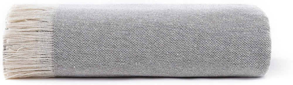 Multifunktionelt sengebetræk, sengetæppe, sengebetræk, sofabetræk, Jarapas, ensfarvet (180 X 260 cm, mørkegrå). Senge og tæpper Besuche den Todocama-Store