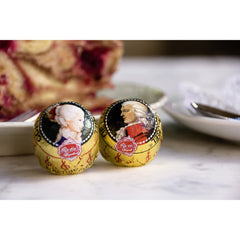 Reber Mozart kugler - 5 poser af 5 slik i juleudgaven - Autentiske Reber Mozart kugler, lavet af mørk chokolade, marcipan og nougat