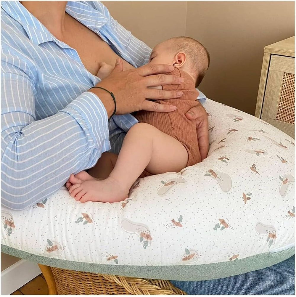 Graviditetspude - Ammepude - 2 i 1 multifunktionel pude - Aftageligt betræk 78 X 44 cm Tilbehør Mad og Amning Bebe Naty Shop