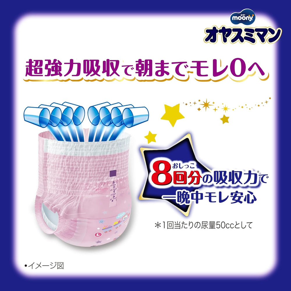 Natbleer Oyasumiman Girl, 9 - 14 kg, 30 ark