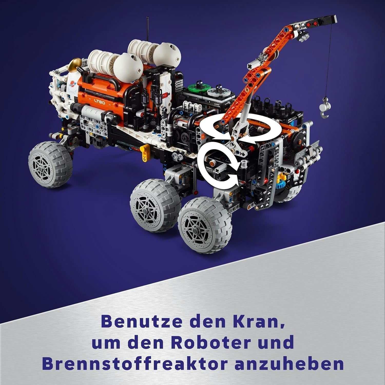 LEGO Technic Mars Exploration Rover, jucărie spațială, bazată pe nave spațiale NASA, set de construcție spațială, jucărie pentru copii, cadou pentru băieți și fete cu vârsta de 11+ 42180 Seturi de constructie Besuche den LEGO-Store