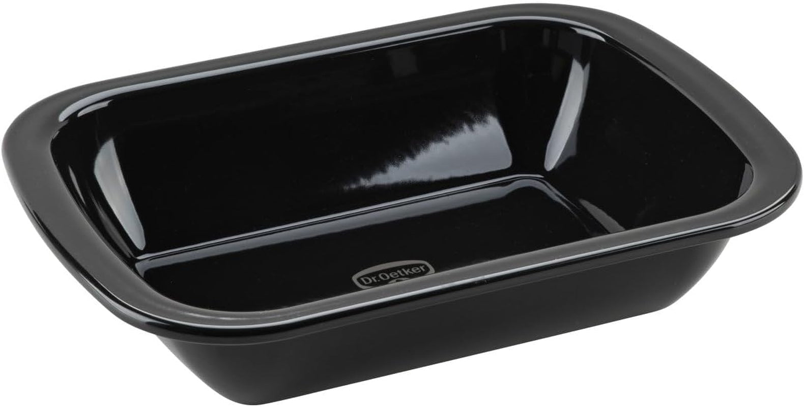 Dr. Oetker Back-Idee Kreativ Dessert- Und Auflaufform Aus Emaille, 39,5 X 28 X 6,5 Cm– Hitzebeständig Bis 400°C, Schnittfest, Kratzfest, Induktionsgeeignet, Schwarz Forme og bageplader Naty Shop 28 X 21 Cm