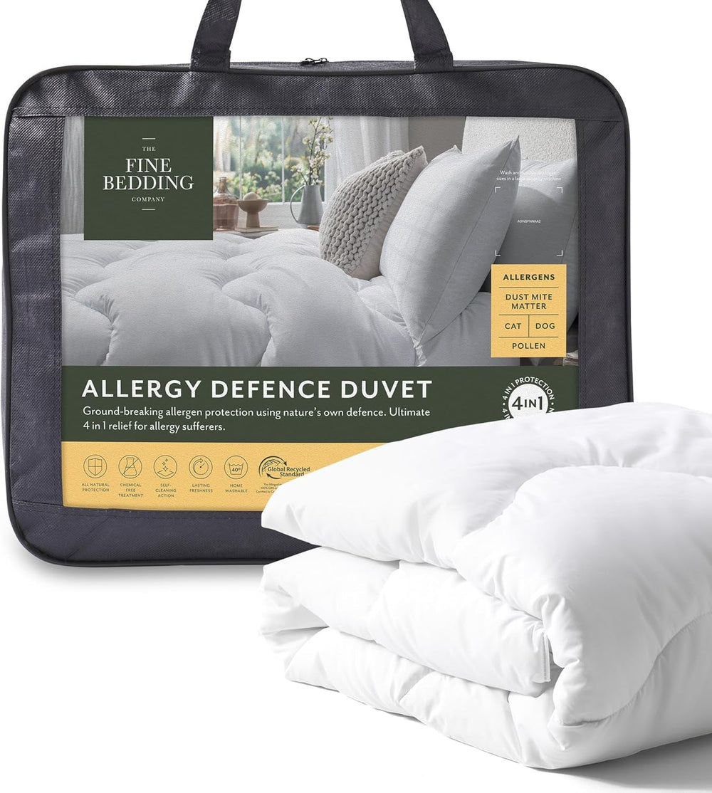 Allergy Defense Dyne, 4,5 Tog, lavet af genbrugsmaterialer, anti-allergisk og hypoallergen, Super King Size seng Dyner og dyner Naty Shop Summer (4,5 tog) Super King