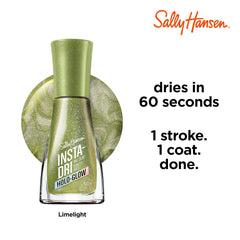 Insta-Dri Holo-Glow, Limelight, Neglelak, Nem at bruge, Langtidsholdbar, Smukke farver, Nem at påføre på negle, Ingen afslag, 19ml