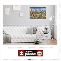 Educa - Puzzle 2000 piese pentru adulti | Repere Europa, puzzle 2000 piese pentru adulti si copii de la 14 ani, Obiective turistice (17697) Puzzle Naty Shop