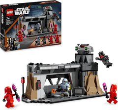 LEGO Star Wars: The Mandalorian Duel between Paz Vizsla and Moff Gideon, Samlebyggelegetøj til børn, gaveidé til kreative drenge og piger 7+, Mandalorian-legetøj 75386 Byggesæt Beuche den LEGO-Store standardtitel
