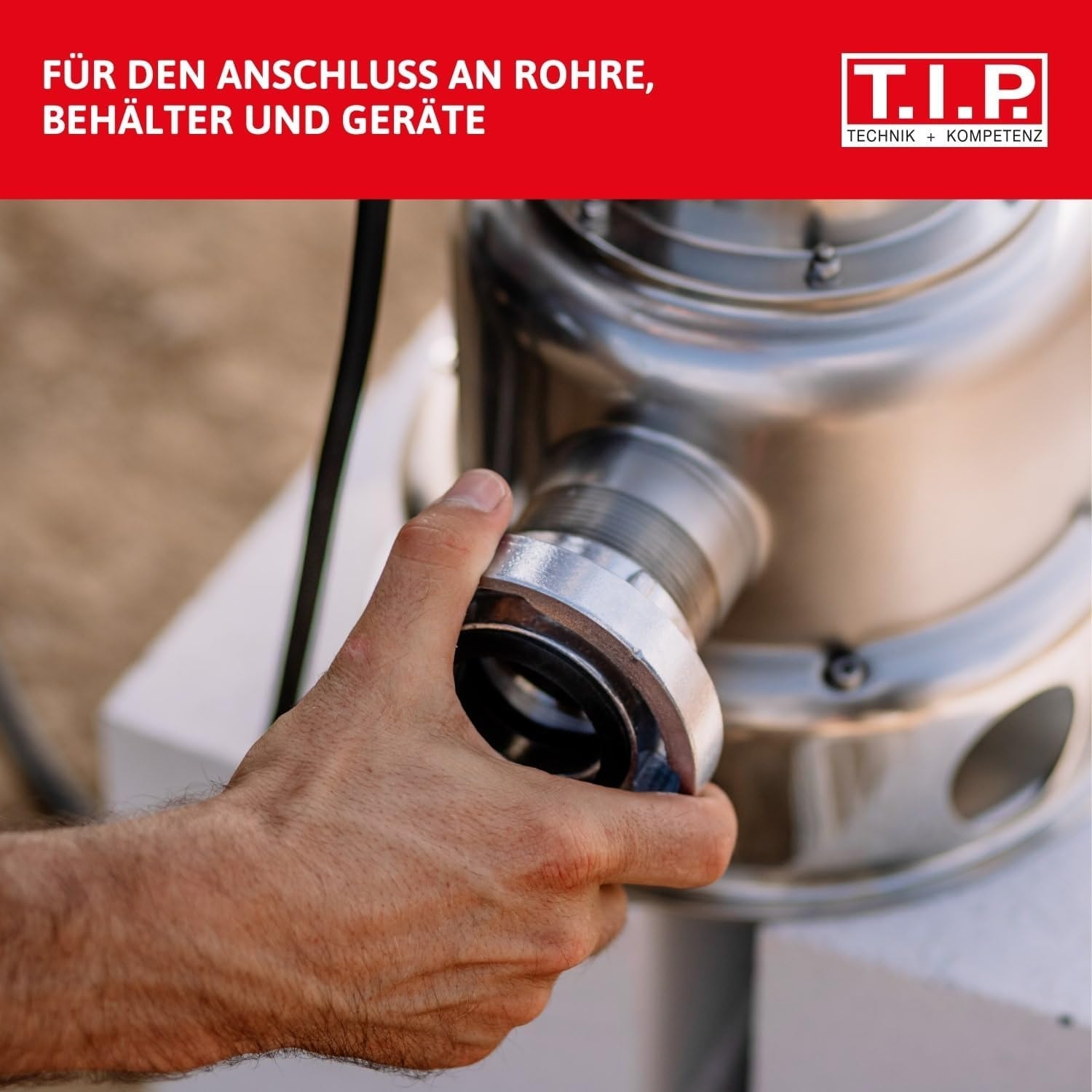 Cuplaj Storz TIP C 52, filet interior de 2 inch, pentru țevi și dispozitive cu inel de etanșare din nitril pentru inserții de aspirație și presiune, fabricat din aluminiu, 31092