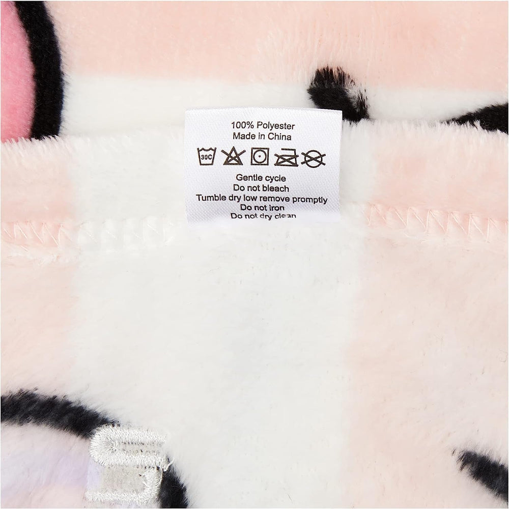 Cuvertură de pat Hello Kitty, roz, pătură moale 130X170Cm, cuvertură de pat din microfibră cuvertură de pat sau cuvertură de pat canapea. Calitate cu certificat Oekotex, Sanrio Paturi si Cuverturi Besuche den Kanguru-Store