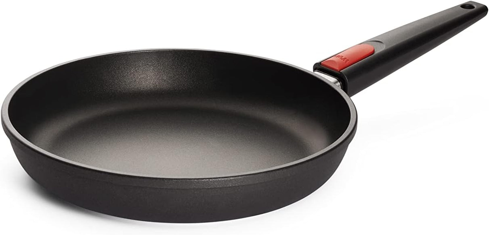 Woll Nowo Titanium flad pande - induktion, 5 cm højde, aftageligt håndtag - til alle typer kogeplader, støbt aluminium, non-stick belægning Gryder og pander Naty Shop 26 Cm