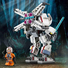 LEGO Star Wars Luke Skywalkers X-Wing Mech, samlelegetøjsklodser, actioneventyr, gaveidé til kreative drenge og piger i alderen 6+ 75390 Byggesæt Besuche den LEGO-Store