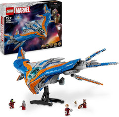 LEGO Marvel Guardians of the Galaxy: The Milano Building Spaceship Model with 4 Superhero Minifigures Avengers Flyer for Space Adventures Gave til drenge og piger 76286 Byggesæt Besuche den LEGO-Store standardtitel