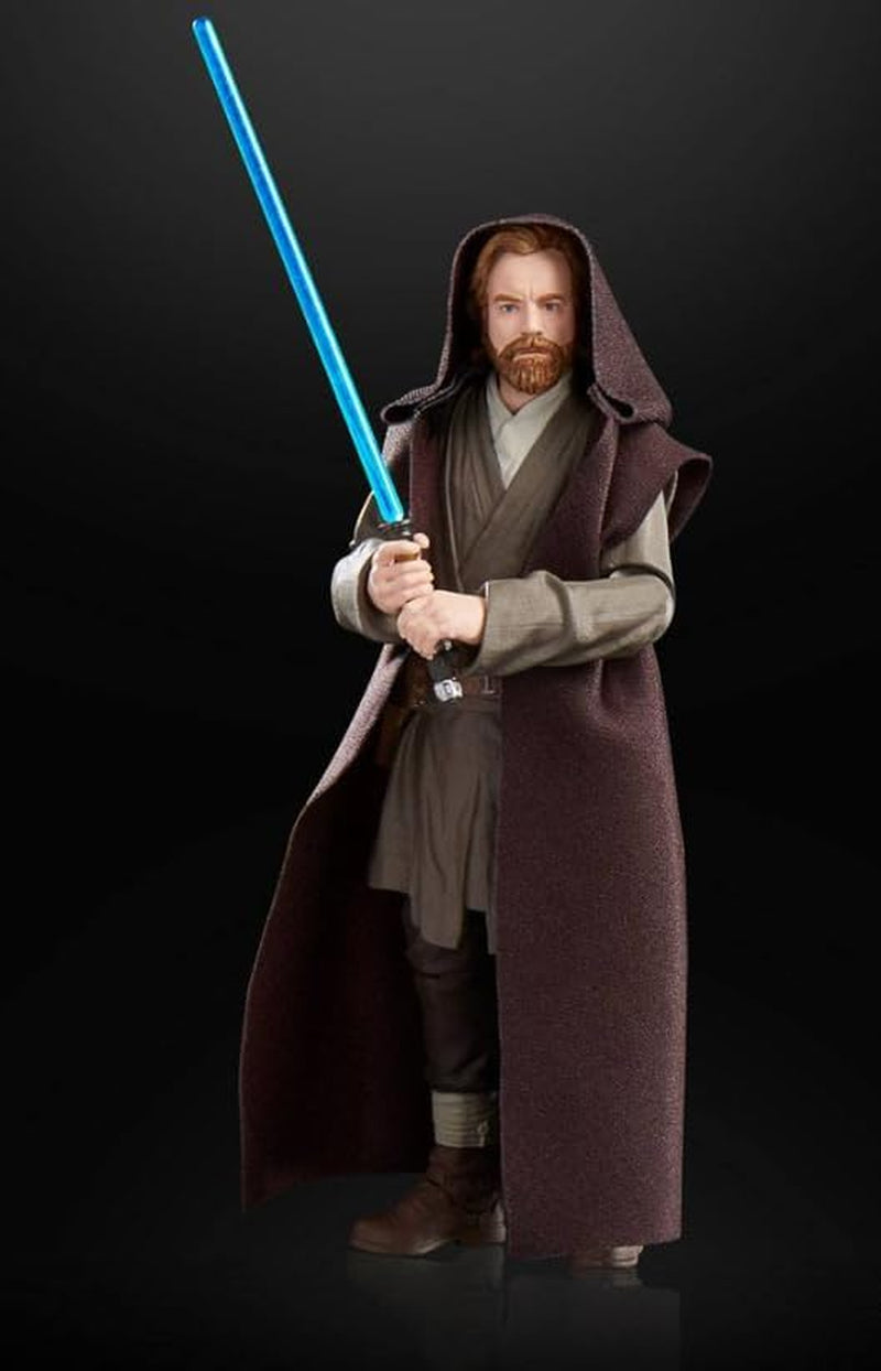 Star Wars Hasbro Star WarBlack Series Obi-Wan Kenobi (Jabiim), 15 Cm Stor actionfigur Obi-Wan Kenobi, Multi, F7098 Actionfigurer Naty Shop