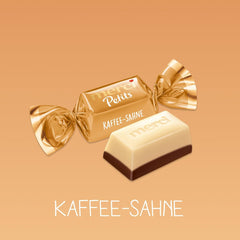Merci Petits kaffecreme - 12 x 125 g - Små hvide chokoladepraliner på fin chokolade med kaffecreme - individuelt indpakkede chokoladepraliner