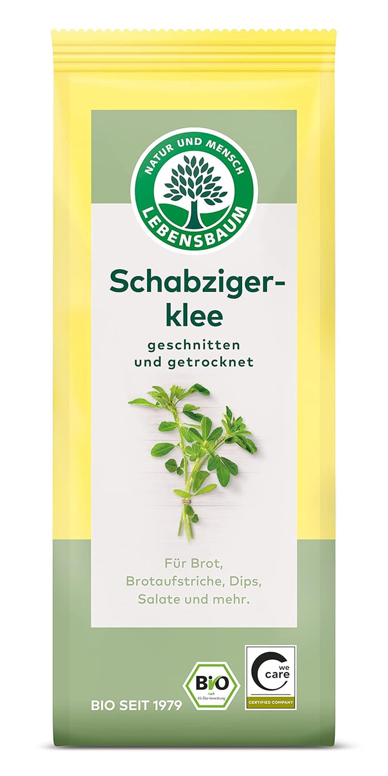 Lebensbaum Liebstöckel geschnitten, Bio-Gewürz mit würzigem Geschmack, Maggi-Kraut für Suppen, Marinaden, Fleisch- og Fisch-Gerichte, vegansk, 15g