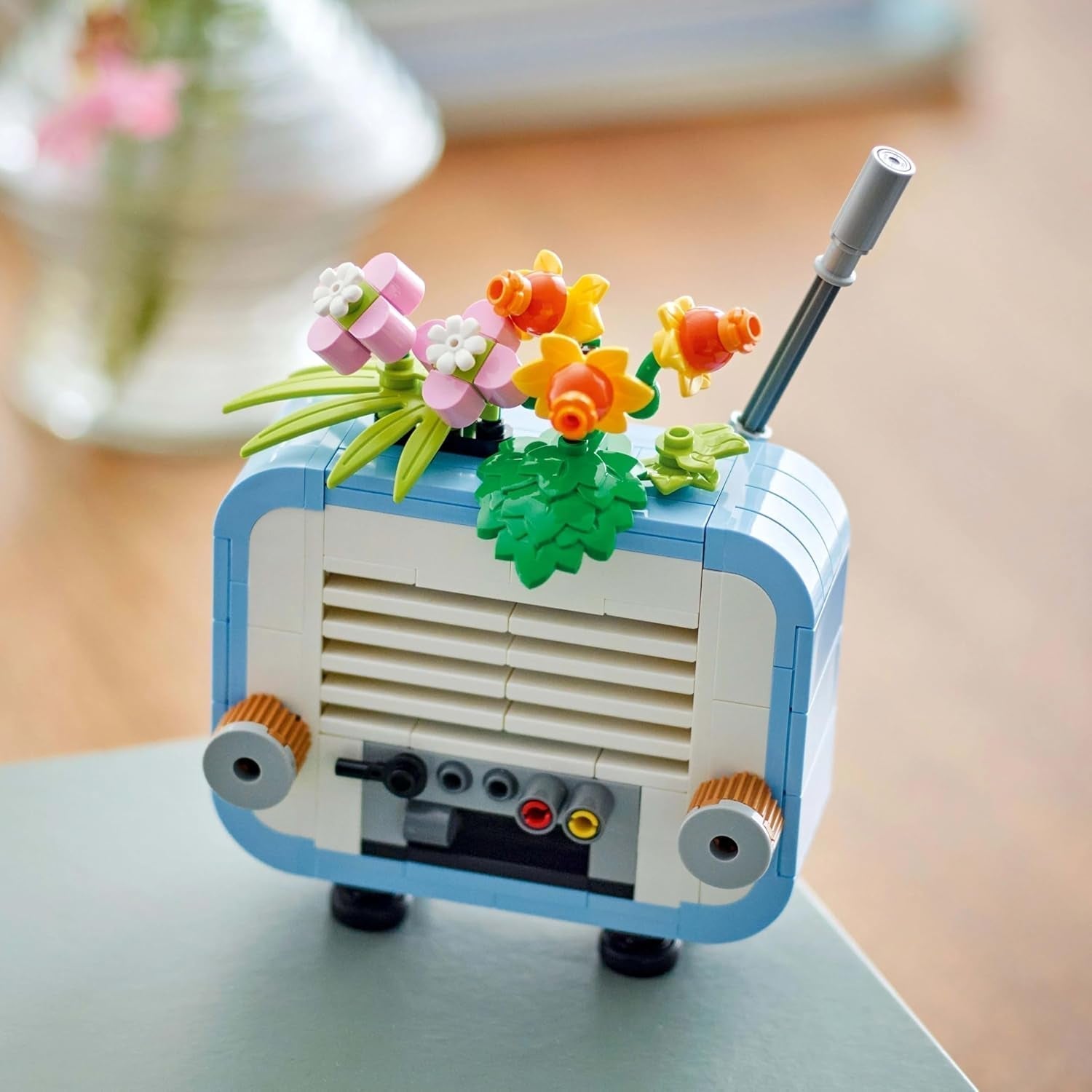 LEGO Creator 3I1 disc-afspiller med blomster - ombyggeligt legetøj til radio eller mikrofon - musiklegetøj til børn - kreativ gaveidé til piger og drenge fra 8 år 31172 Byggesæt Besuche den LEGO-Store