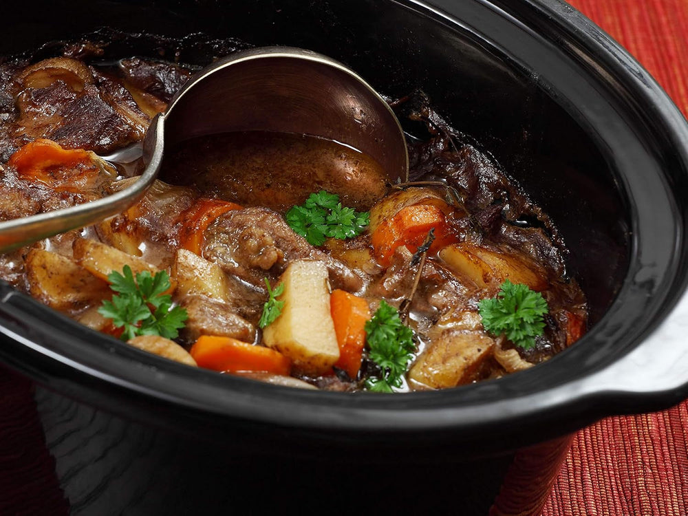 Beper BC.510 Slow Cooker, 280 W, 4,5 liter, keramisk glas, sort og stål Slow Cooker Naty Shop