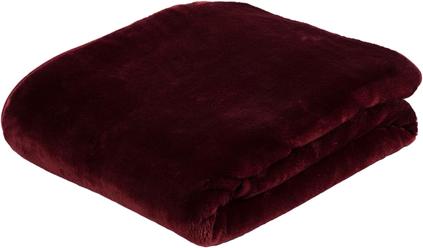 Gözze - Komfortabelt tæppe Premium Cashmere-Feeling, 500 G/M², 180 X 220 Cm - sennepssenge og tæpper Besuche den Gözze-Store Bordeaux 180 X 220 Cm