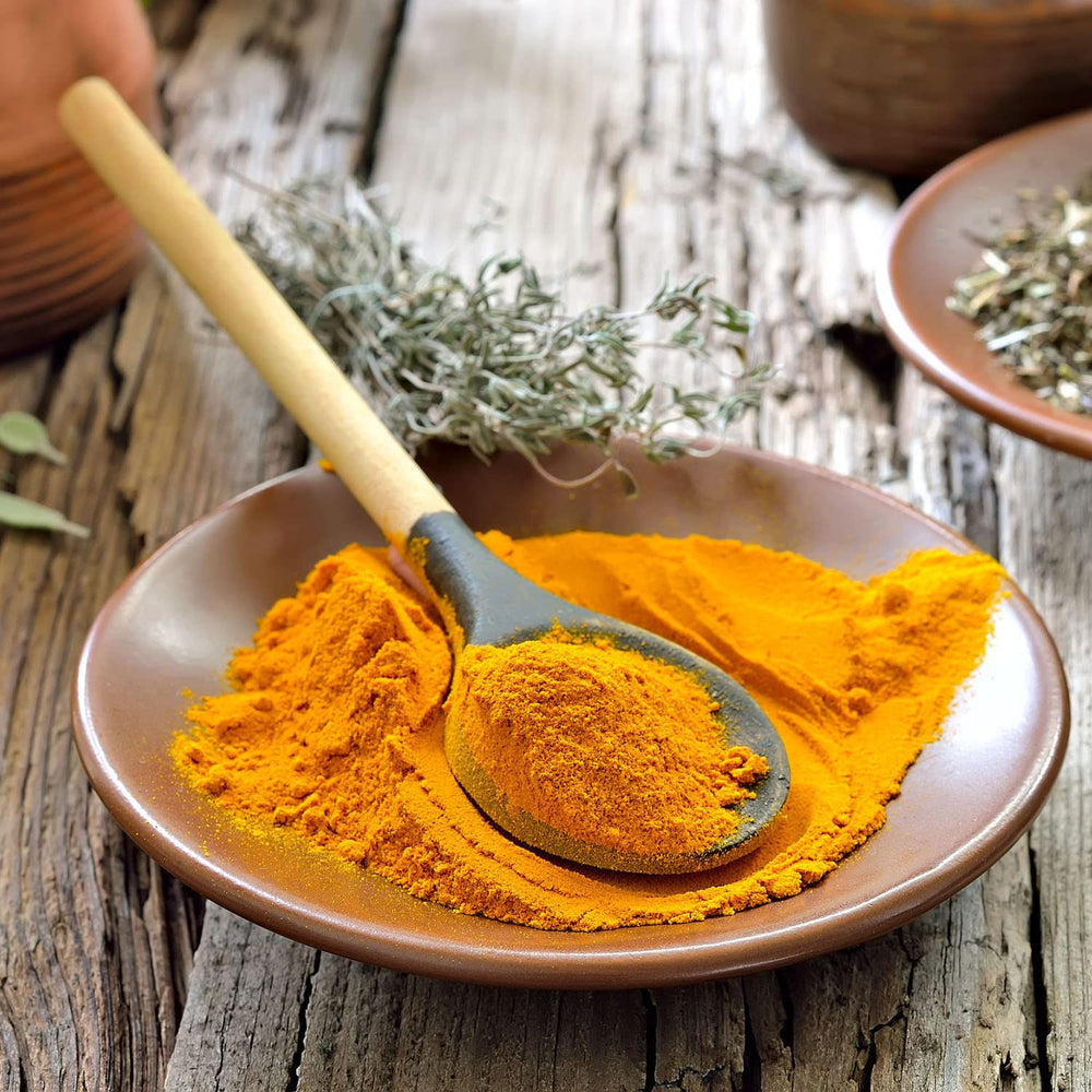 GreatVita Bio Gurkemejepulver, 1000g fintmalet, 100 procent naturligt