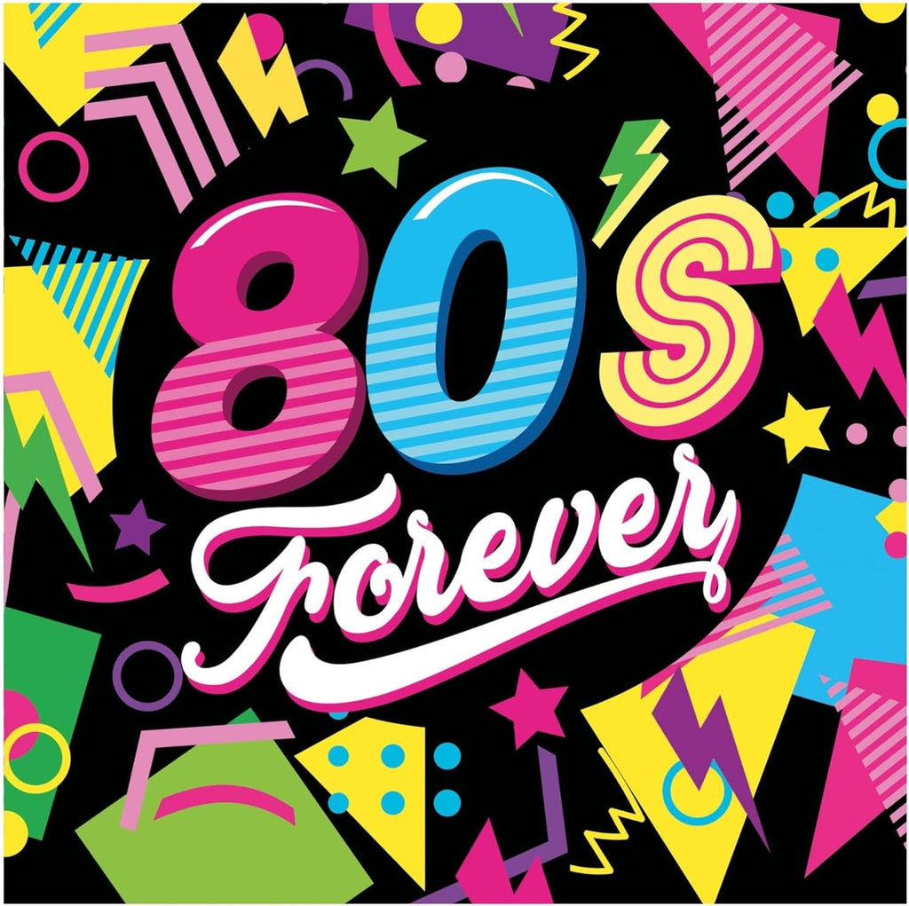 | 20 Șervețele Happy New Year (16X16 Cm) - Decorațiuni de masă pentru petreceri de Revelion - Ideal pentru evenimente și sărbători - Negru și auriu