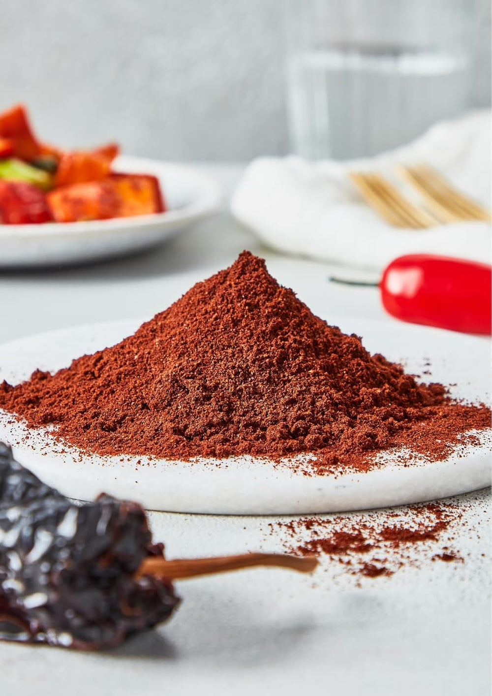 Fuchs Gewürze - Chipotle Chili gemahlen | Rauchiges Chilipulver | Chilipulver i premium kvalitet 50 g im wiederverschließbaren Gewürzglas