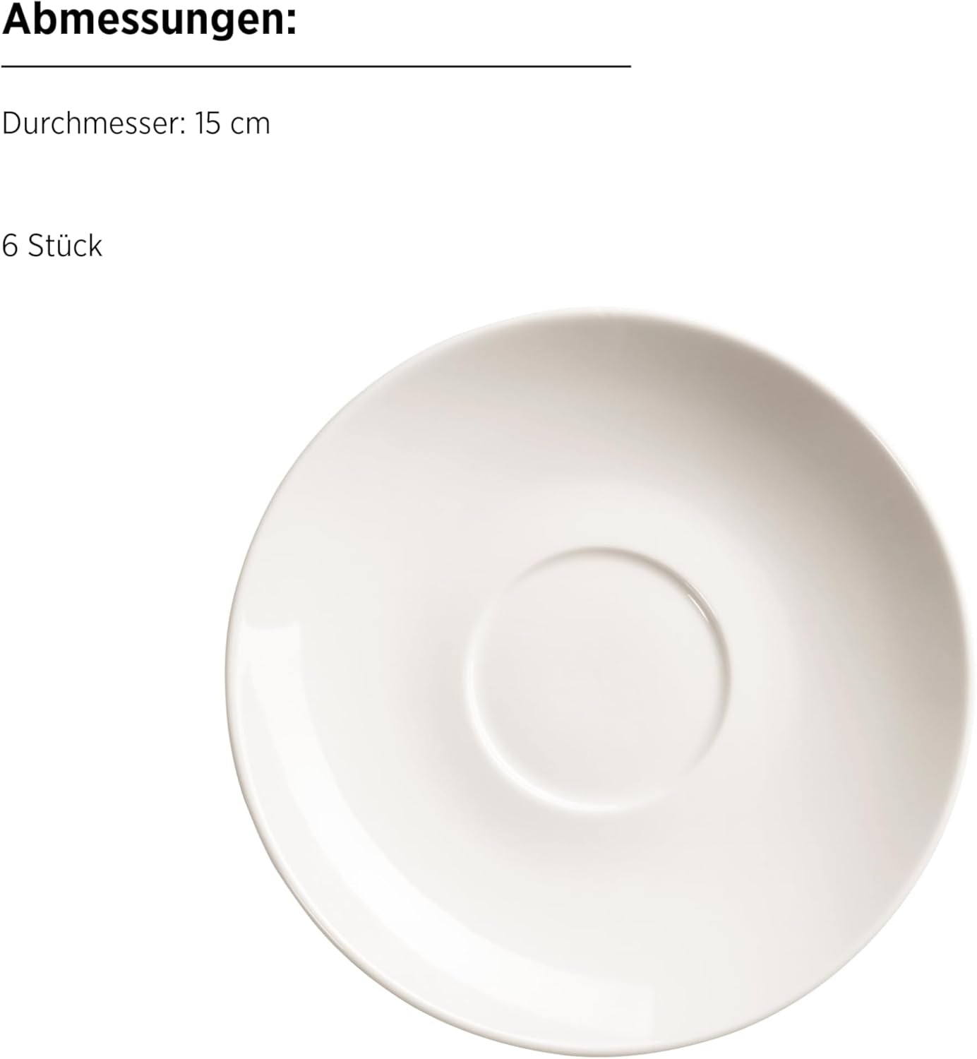 MÄSER 934105 Seria Belmira, serviciu clasic de cafea pentru 6 persoane, set de cafea cu 18 piese, atemporal, elegant, delicat, porțelan, alb