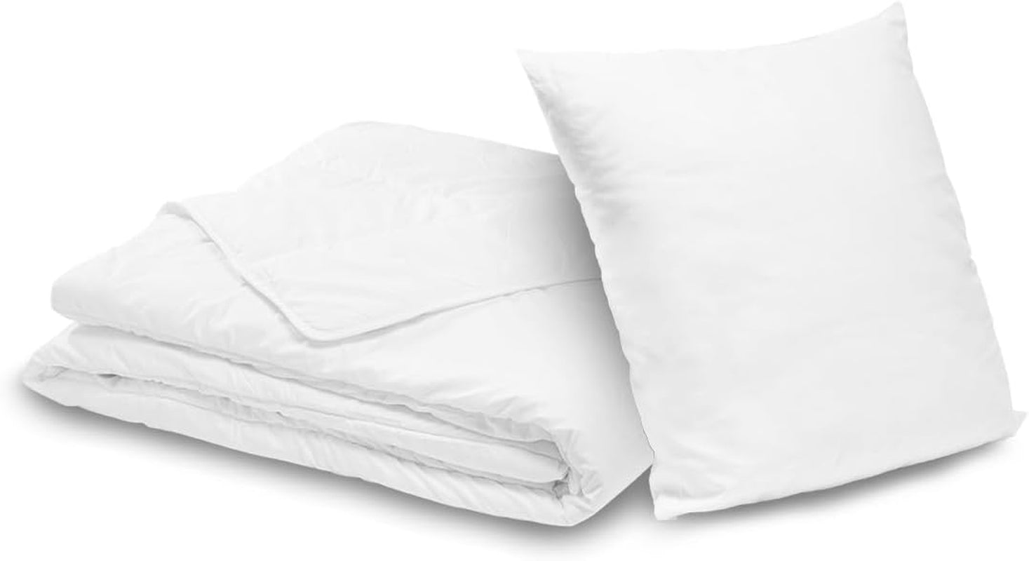 Bleu Calin Home Collection 'Caline' dynepakke til 2 personer 220X240 Cm med 2 puder 60X60 Cm, hvide Dyner og dyner Naty Shop 140 X 200 Cm