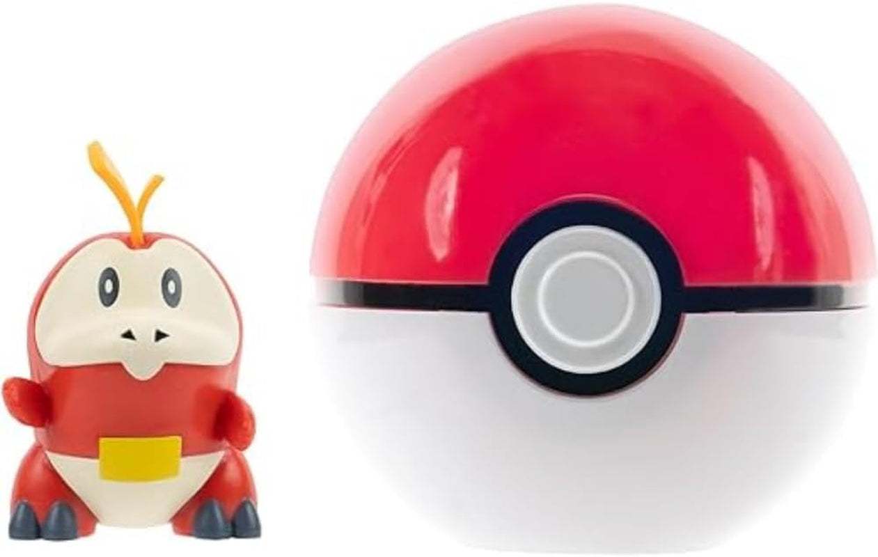 Pokémon PKW3629 - Clip'N'Go Poké Ball - Felori și Poké Ball, Poké Ball oficial cu figură de 5 cm Action figures Naty Shop Crocodil