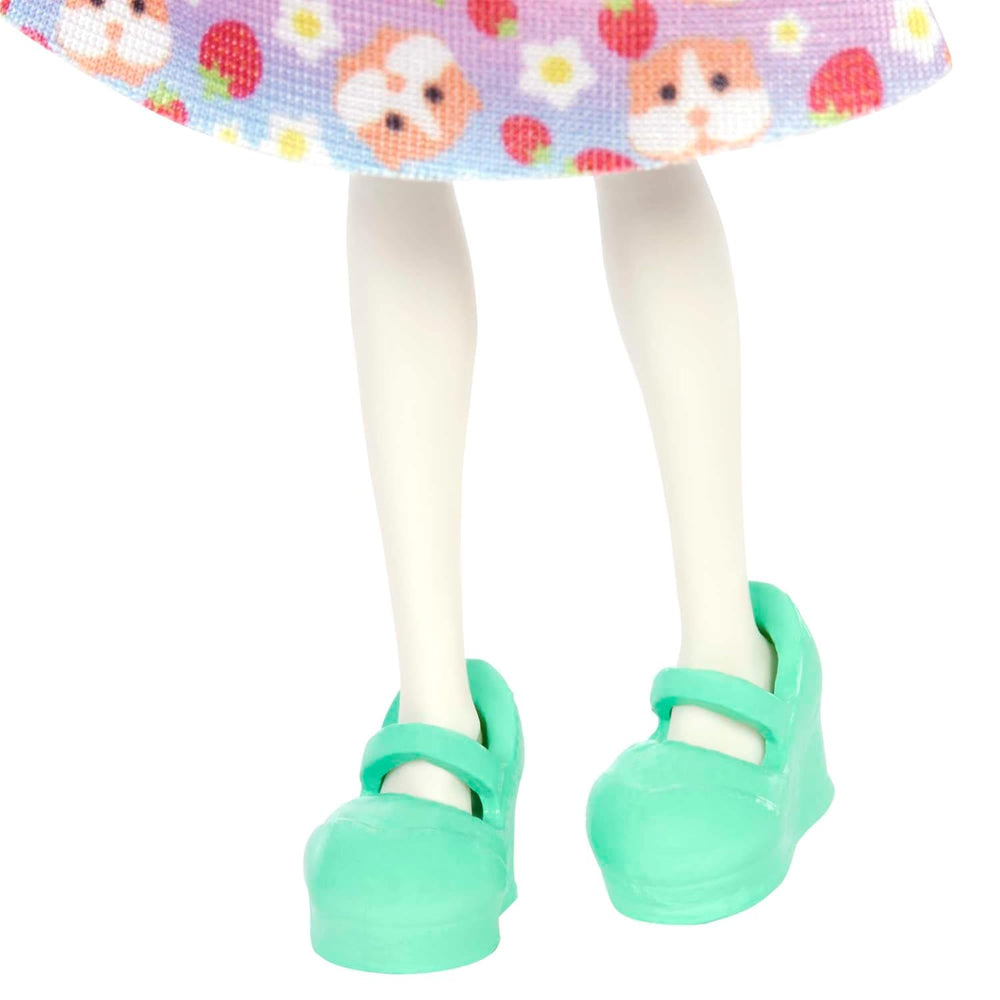 ENCHANTIMALS City-Tails Glee Guinea Pig Family - Păpușă Cobai cu 4 figurine adorabile Cobai, pentru copii cu vârsta de 4 ani și peste, HHB84