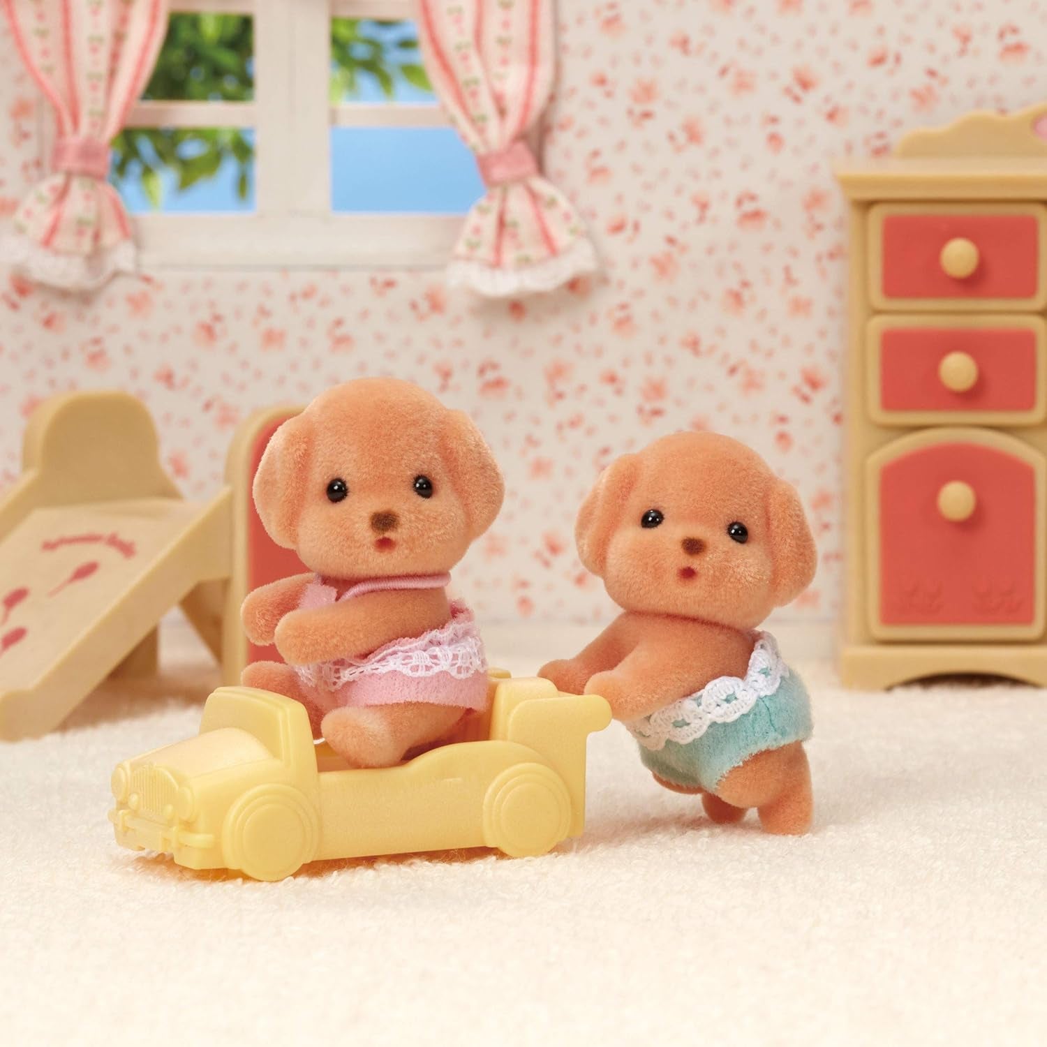 SYLVANIAN Families - Die Zwillinge Pudel – 5425 – Babyer